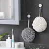 Quick Dry Soft Absorbent Microfiber Towels Hand Towels Kitchen Bathroom Hand Towel Ball with Hanging Loops Cleaning Cloth 2
