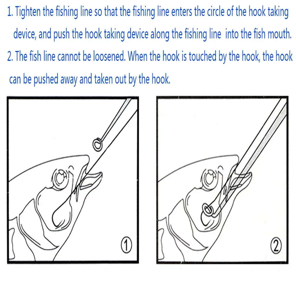 Fish Hook Remover Quick Disconnect Device Portable Fishing Tool