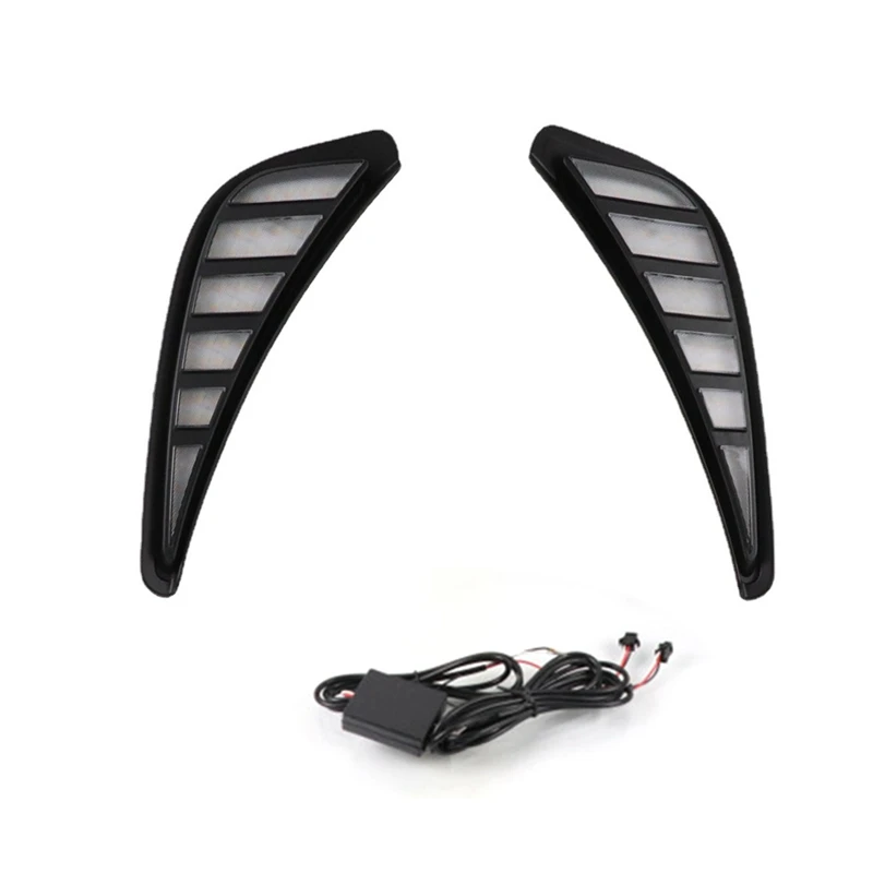

1Pair LED Car Turn Signal DRL Daytime Running Light Three-Color Streamer Night Running Lamp Fit For Toyota Corolla 2021-2022