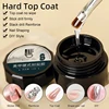5 IN 1 Japanese Hard Top Coat 15ml Reinforce Gel Nail No Wipe Top Gel Efficient Function Adhesive Water Nail Art Gel DIY Design 1