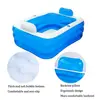 Inflatable Adult Bath Tub 2 Person With Foldable Portable Feature Indoor and Outdoor Spa 160*120*60CM Ultimate Comfort and 4