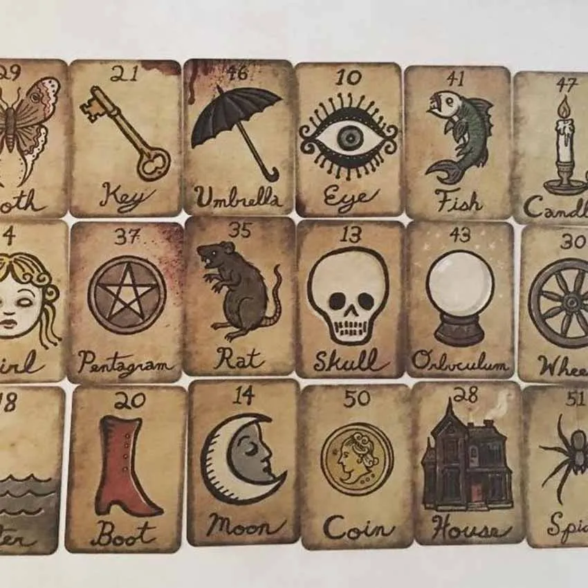 9*6cm Mini Secret Pocket Oracle Card Game 4