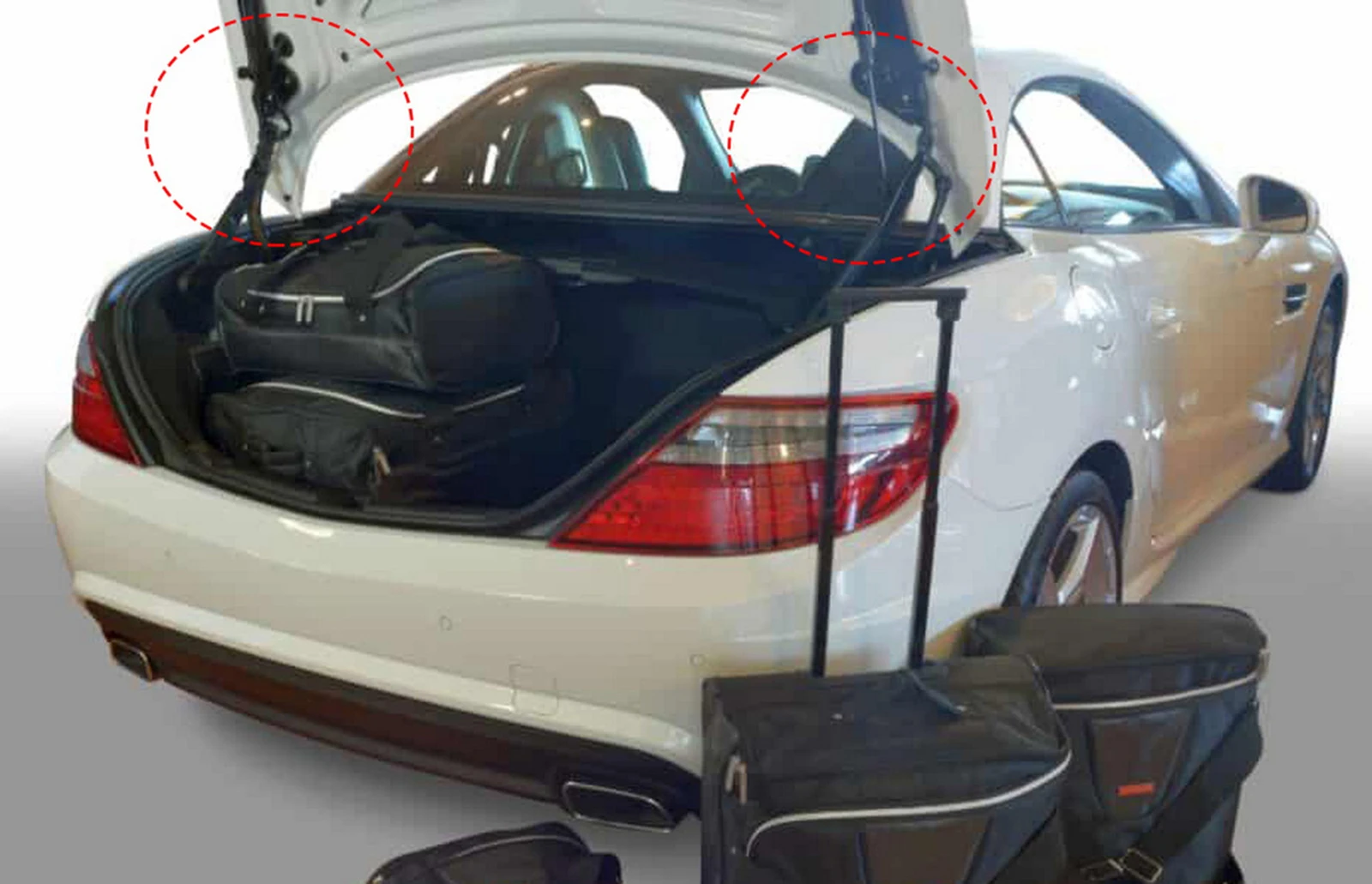 Rear Tailgate Boot Gas Lifter Struts For 2004-2011 Mercedes SLK R171 Convertible