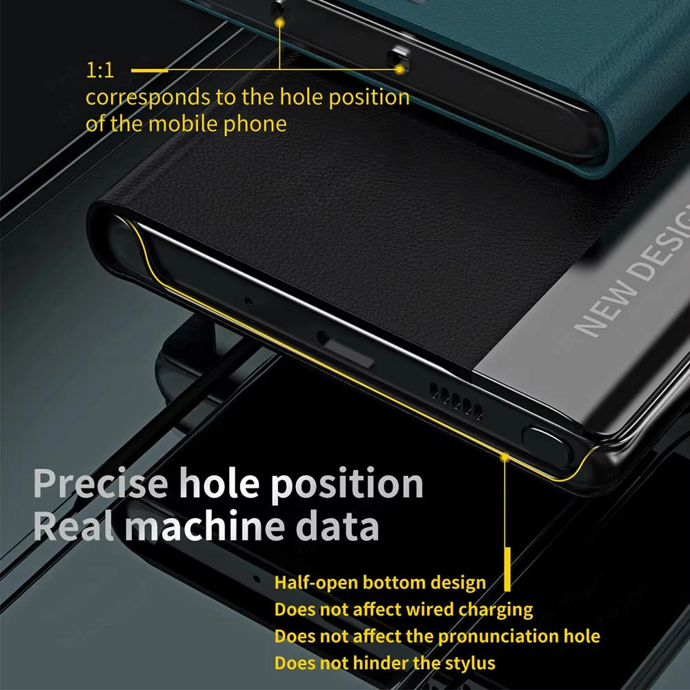 Luxury Leather Flip Phone Case - Elegant Design and Premium Protection