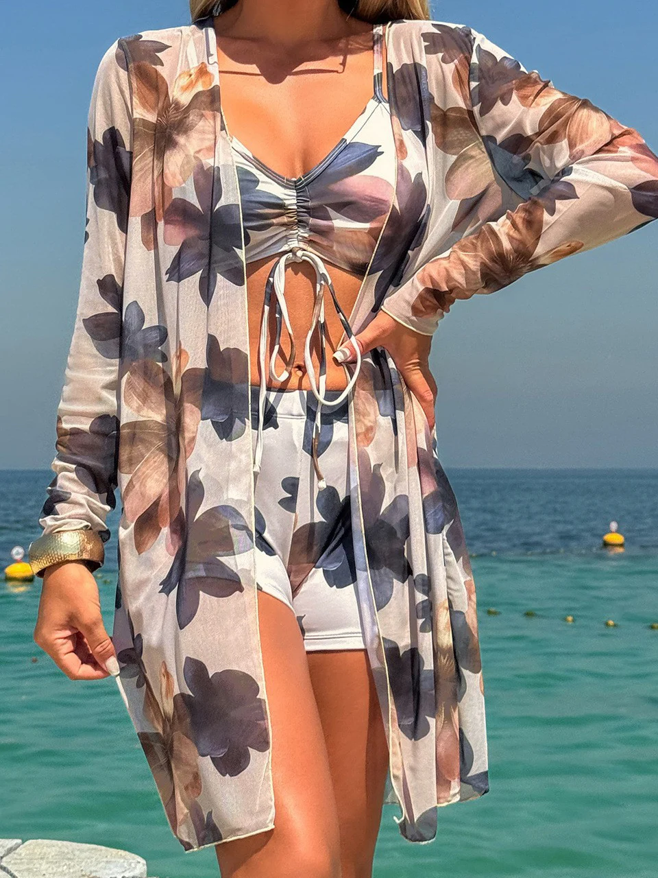 Detalhes do Biquíni Shorts