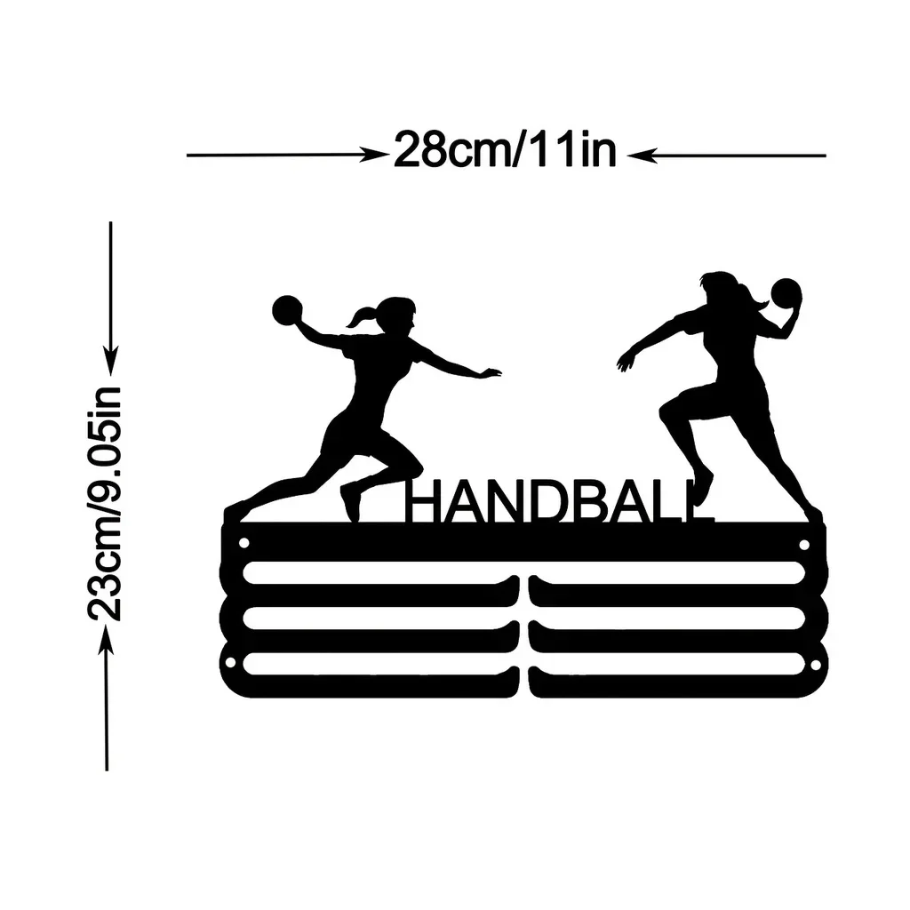 

Hello Young Medal Hanger Wall Hanging Sports Medals and Ribbons Display Home Room Decor - Ideal for Hockey Handball High Jump So