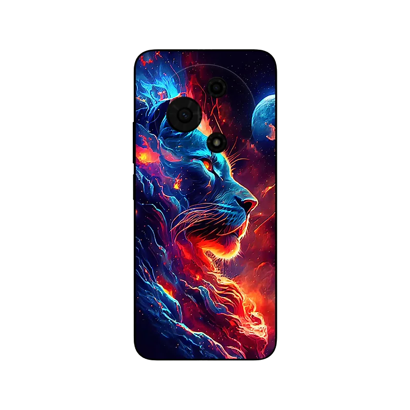 Leopard Panda Soft Silicone Phone Case - Protective Back Cover