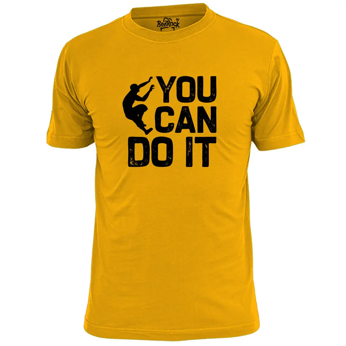 Mens You Can Do It Rock Climbing T Shirt Outdoor Alpinismo Maniche Lunghe O Corte