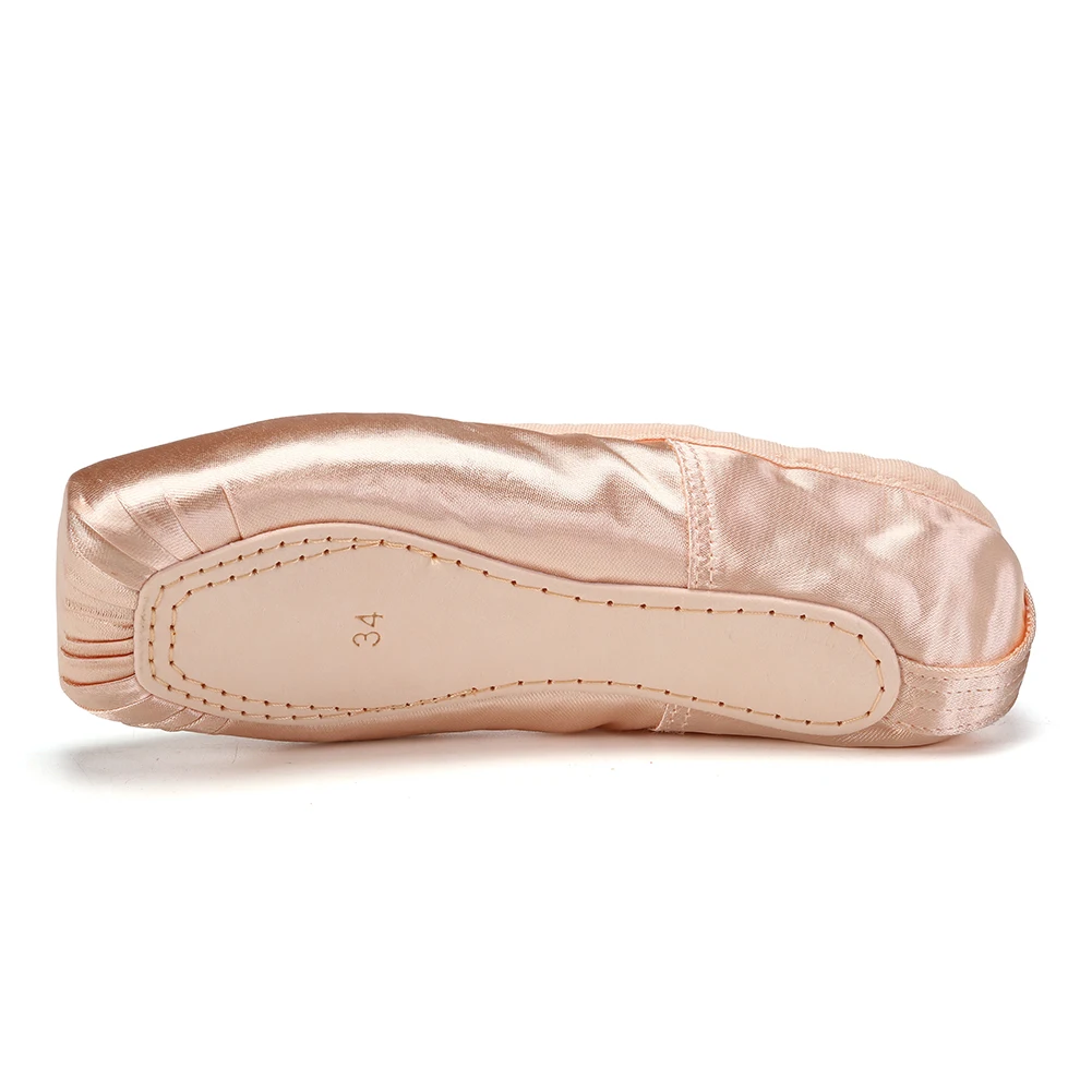 Child And Adult Ballet Dance Shoes Girls Ballet Pointe Shoes Professional With Ribbons Shoes Series Classic Woman Ballet Shoes 3