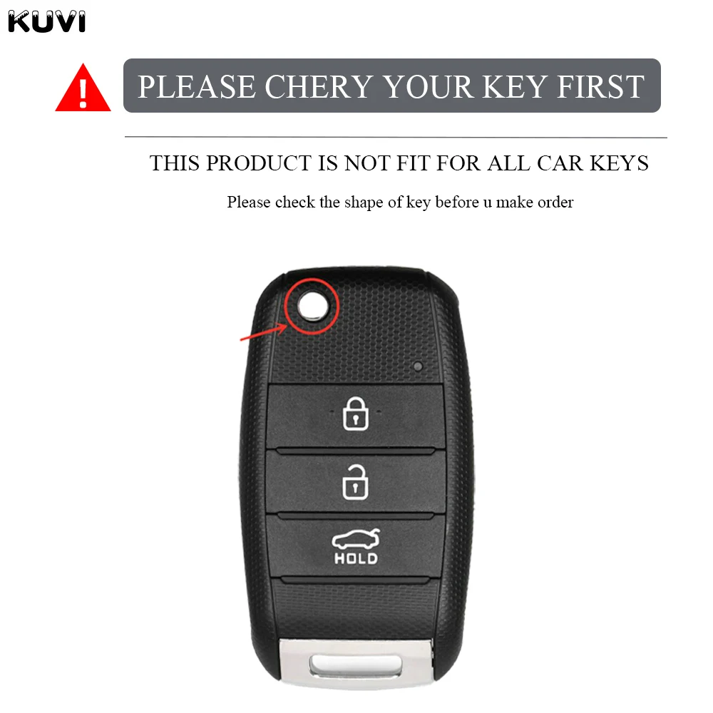 TPU Car Flip Key Case For KIA Rio 3 K2 Ceed Cerato K3 K5 Sorento Sportage Soul K4 Picanto Optima Forte Stinger