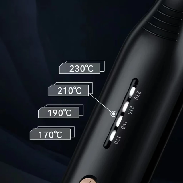 Ferro da stiro Mini piastra per capelli bigodino per capelli riscaldamento rapido ferro da stiro per barba piccolo ferro da stiro per piastra per capelli corti 3
