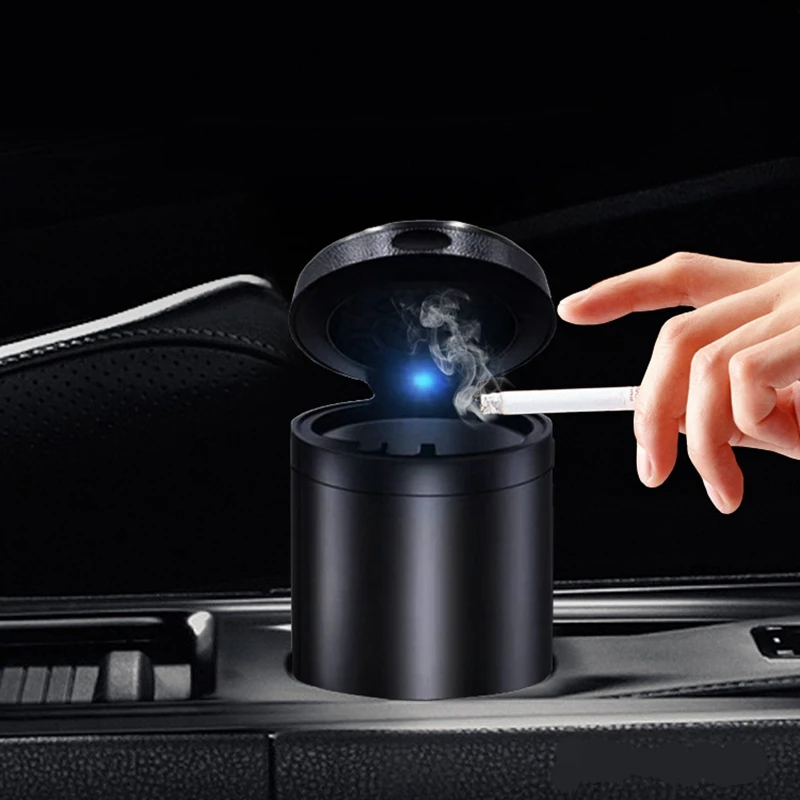 

Creative Car Ashtray Air Purifier Car Cover Anti Fly Aluminum Alloy High Grade Negative Ion Aromatherapy Machine F06