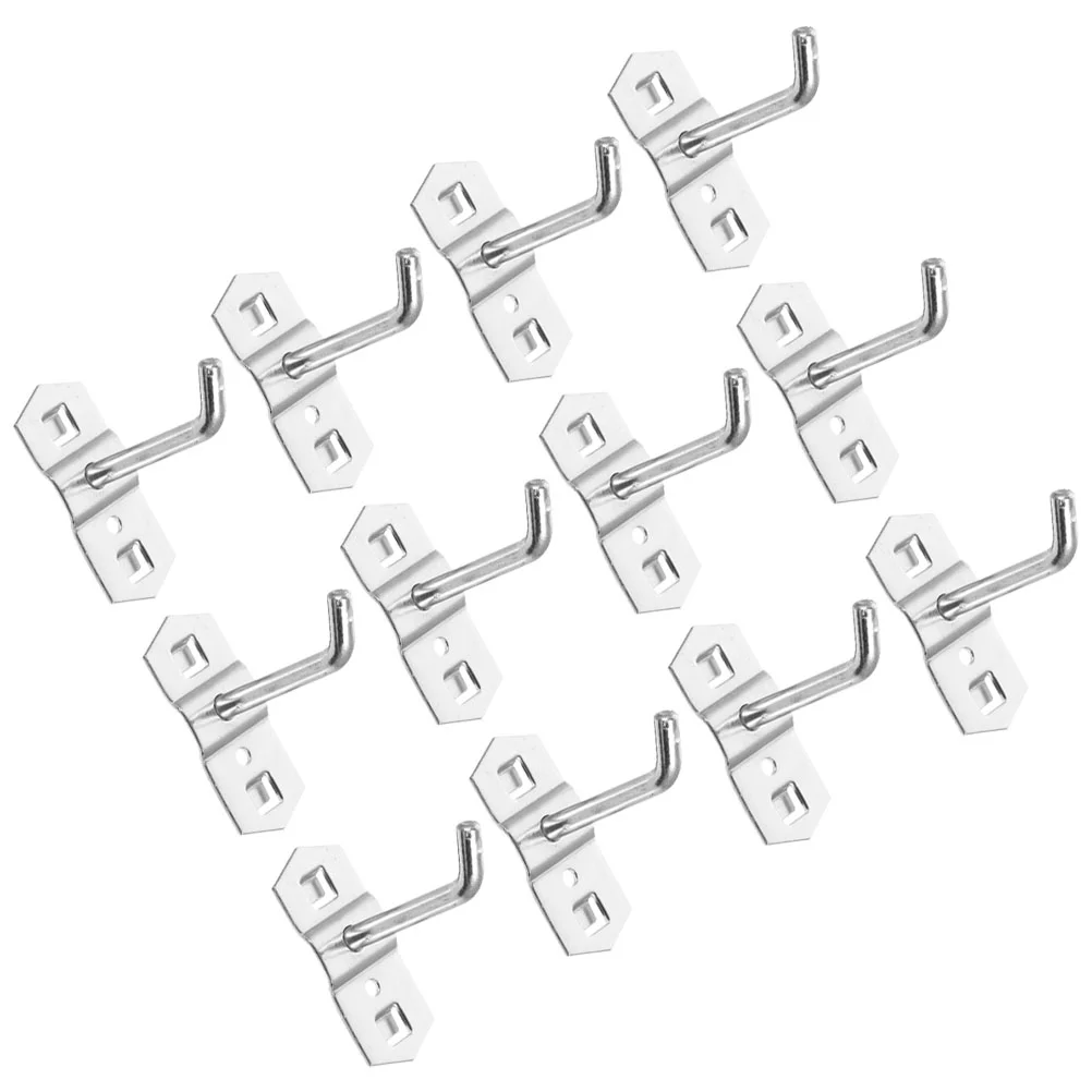 

12 pcs Metal Pegboard Hooks Home Pegboard Storage Hooks Pegboard Hanging Tools Hooks