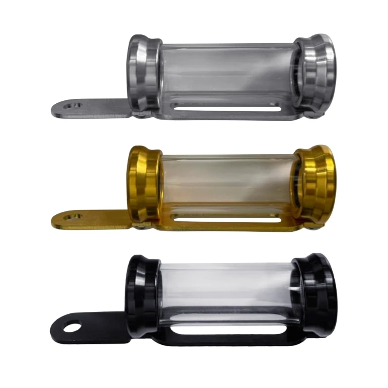 Motorcycles Metal Tax Disc Tube Holder Registration Label Stand Scooter Cylinder Paper Placing Tube Waterproof Universal motorcycle tax disc holder