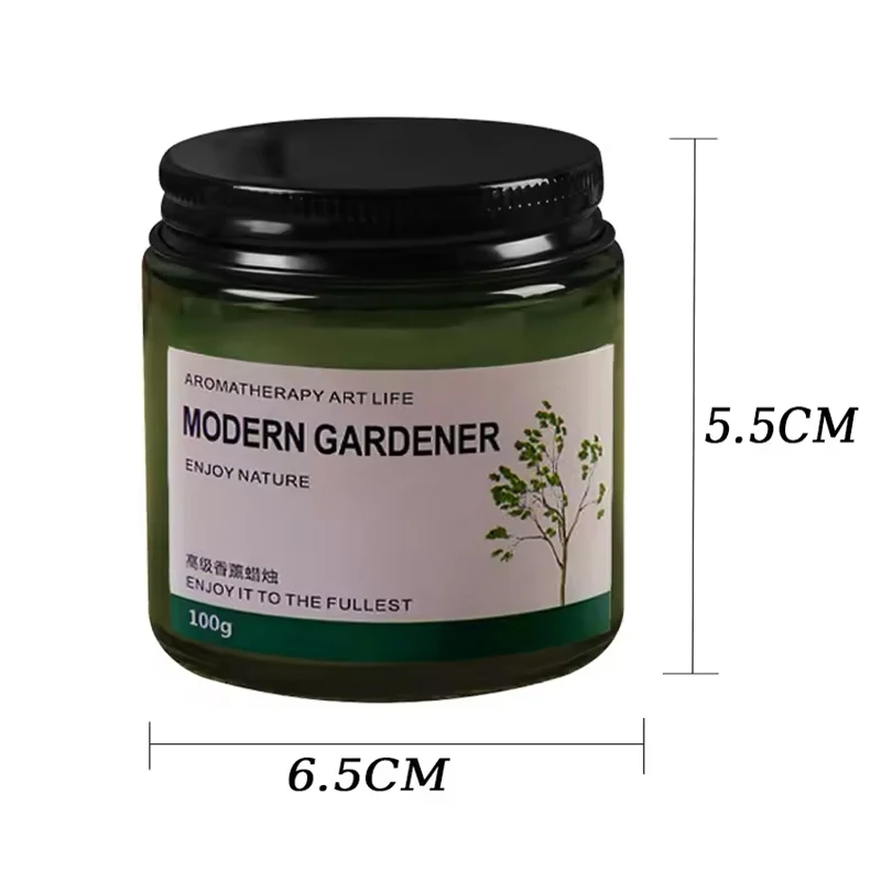 Tea Aroma Candle Gift For Home Bedroom Long Lasting Fragrance Expansion Plant Soy Wax Fragrance Ornament With Air Purification
