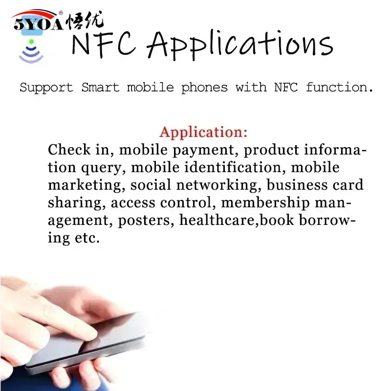 NFC Tags 50pcs 30pcs 10pcs Ntag213 Ntag215 13.56 MHZ 540Bytes RFID Adhesive Labels for Phones