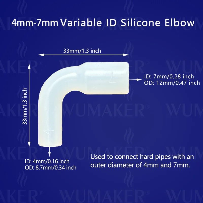 Flexible Silicone Right-Angle Elbow Connector for Versatile Applications