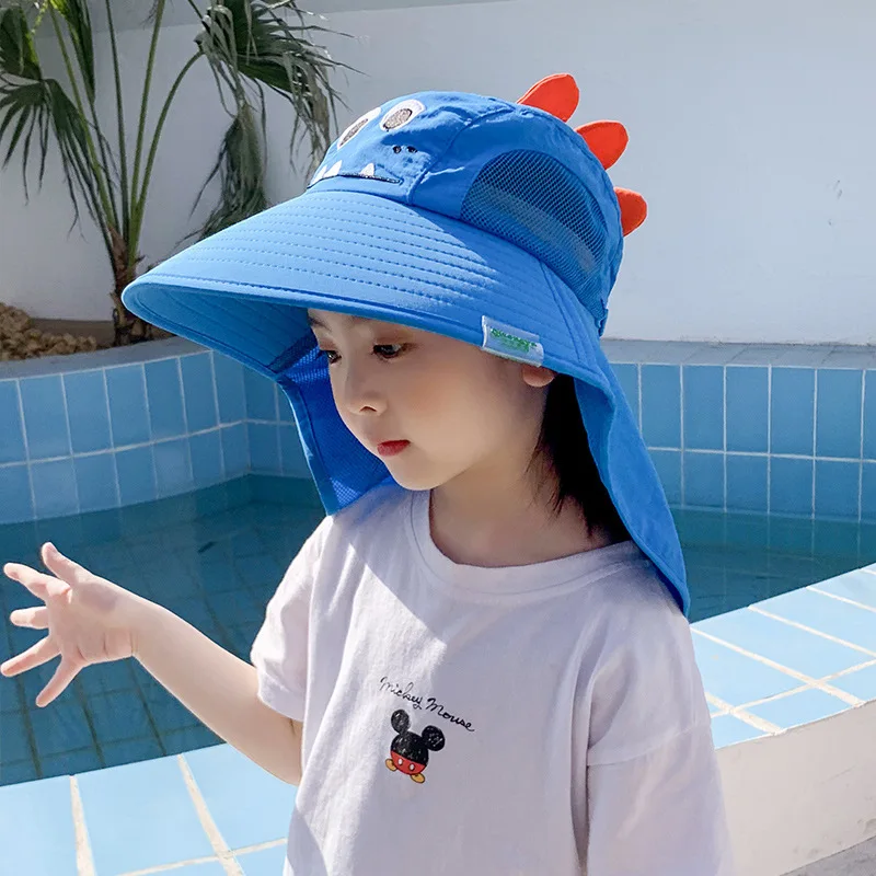 Kids Sun Hat UPF 50+ Boy Girl Protection Hat Wide Brim Beach Hats