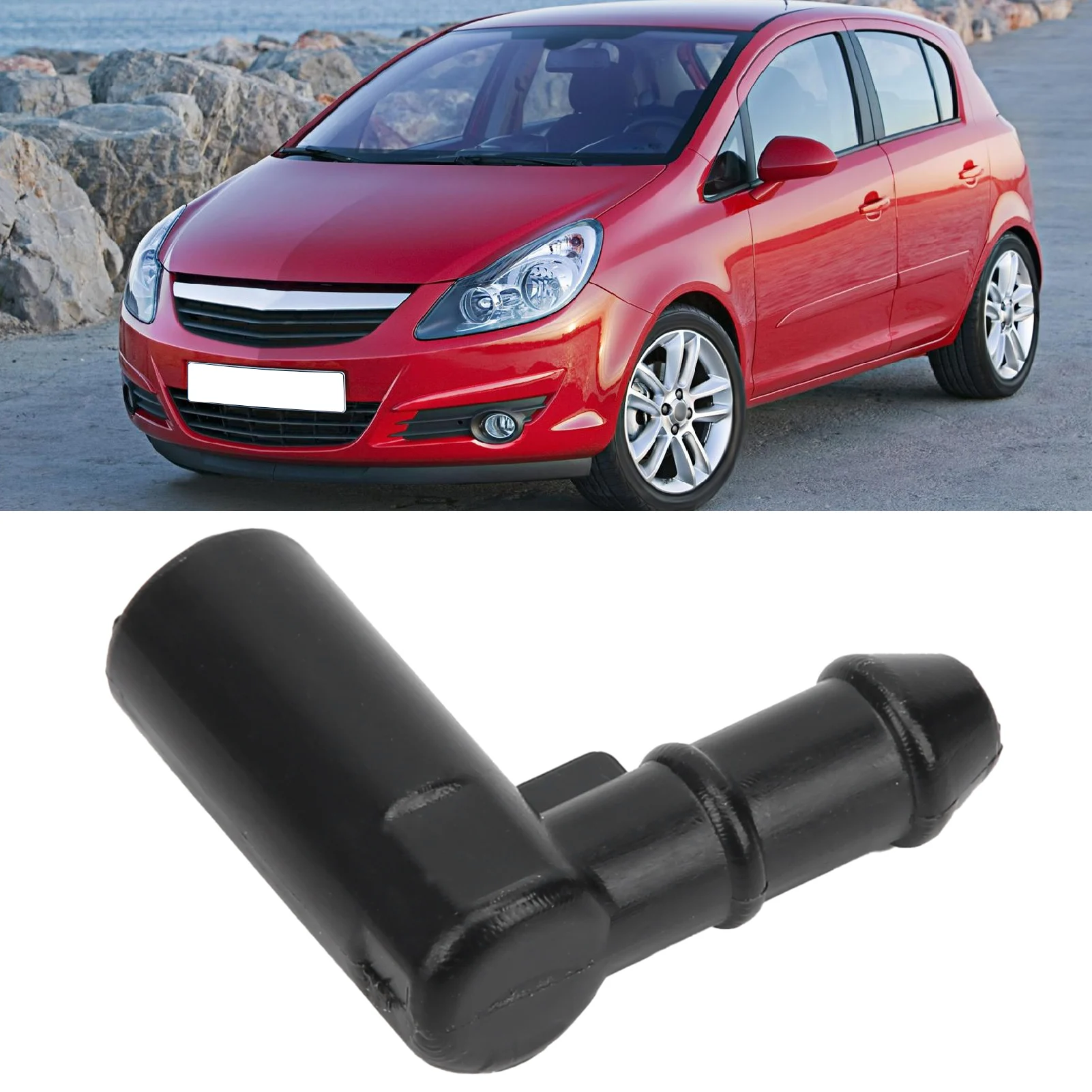Washer Hose Connector for Opel Windscreen Washer Hose Connector 13171805 Fit for Vastra H/Corsa D/Zafira B