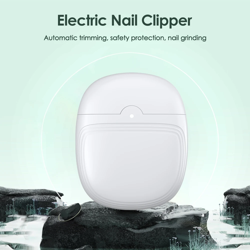 Electric Nail Clippers With Light Automatic Anicure Trimmer Adult Baby Fingernail Toe Scissors Pedicure Polishing Nails Cutter: 3 - 5 Days Free Delivery UK