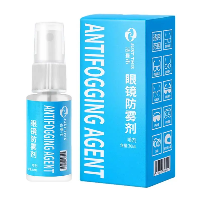 

30ml Portable Winter Defogging Anti Fog Spray For Glasses Antifogging Spray Agent Long Lasting For Coated Lenses Goggles Glasses