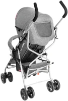 Poussette Moby-System Barton légère, pliable, grise, avec barre de protection et harnais pour enfants jusqu'à 15 kg 2