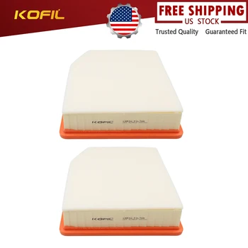 2*A3244C Air Filter, for GMC Sierra 1500, Chevy Silverado 1500, Replaces CA4505, PA4505, PP1279DRY, 116460840201, 46201