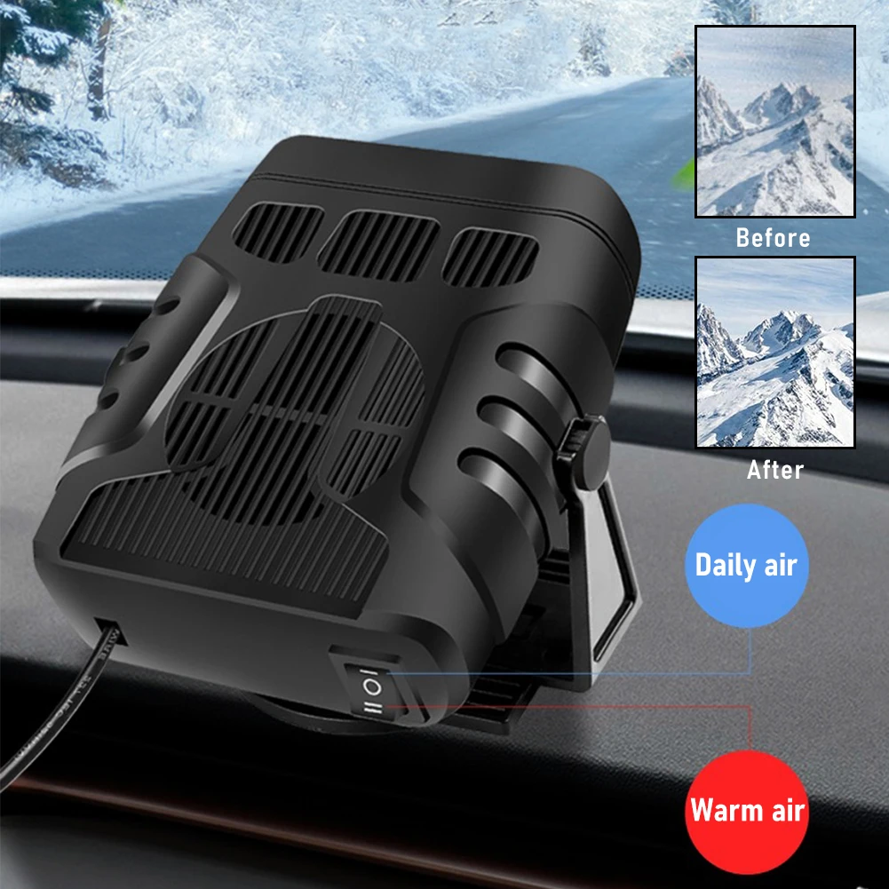 Car Heater 12V/24V 120W 200W Portable Car Heater Fan 2 IN 1 Cooling Heating  Auto Windshield Defroster Car Anti-Fog Heater - AliExpress