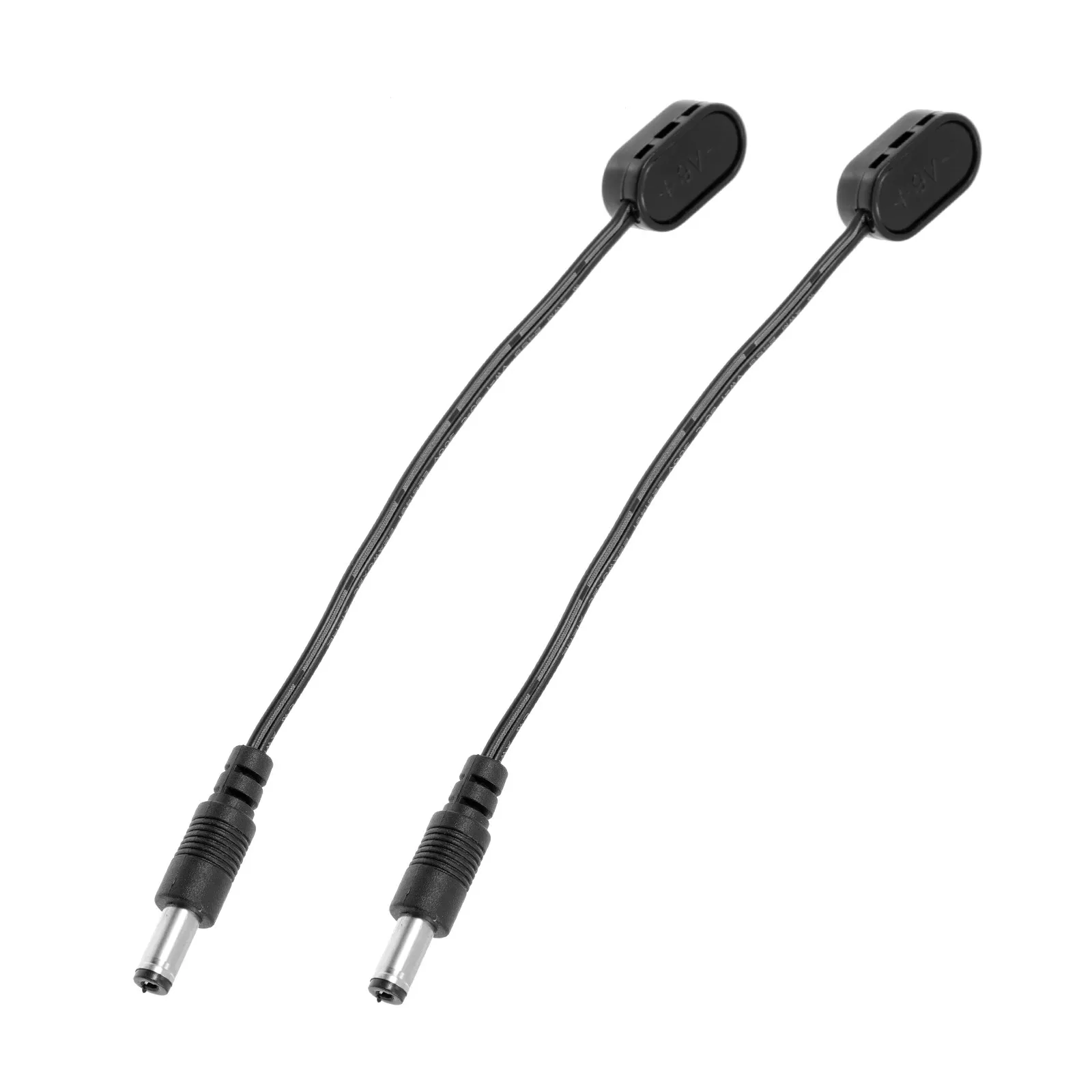 2pcs 배터리 케이블 남성 플러그 9V 변환기 악기용 이펙터 액세서리 전문 내구성 경량