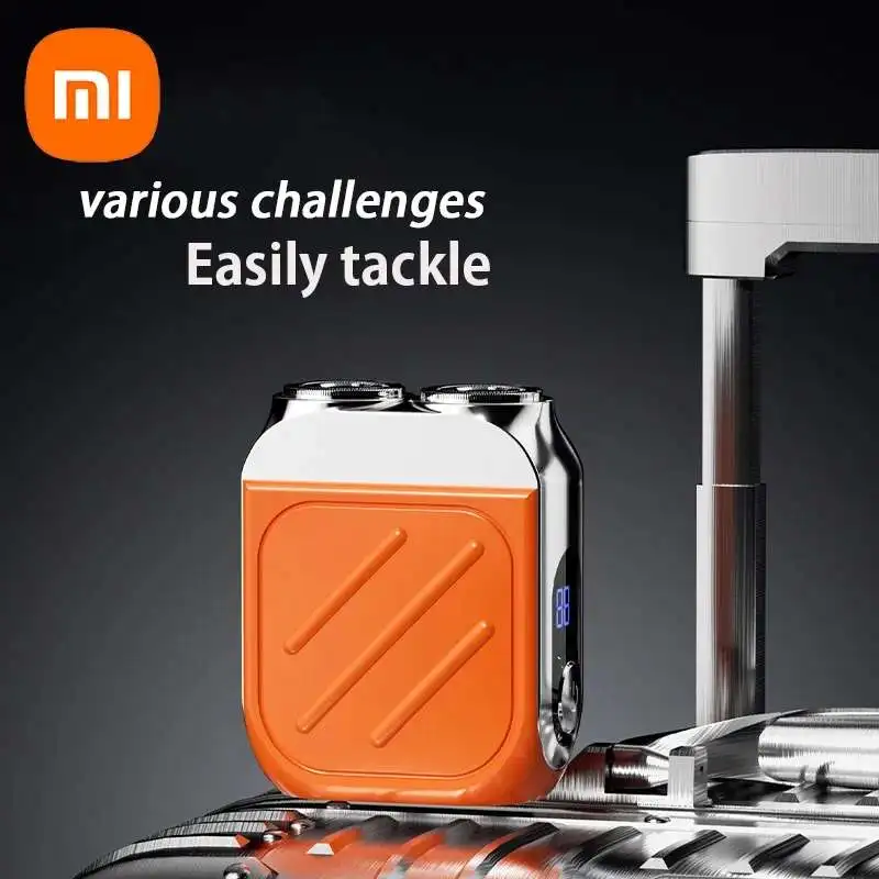 Xiaomi Electric Razor IPX7 Waterproof Mini Dual-head Magnetic Ultra-clean Shaving Portable Digital Display Electric Beard Knife 4