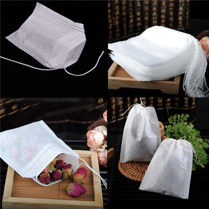 

Food Grade White Non-Toxic Tasteless Accessory Filter Bags Empty Non-Woven Home Brew Seasoning Tea Set Suitable