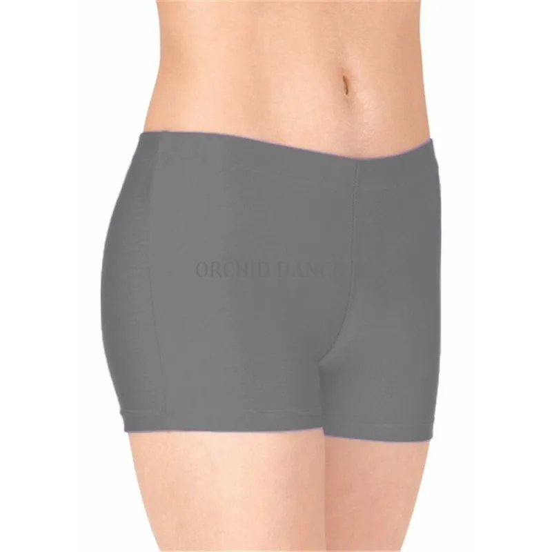 

High Quality Nylon Women Girls Shiny Gymnastics Dance Shorts