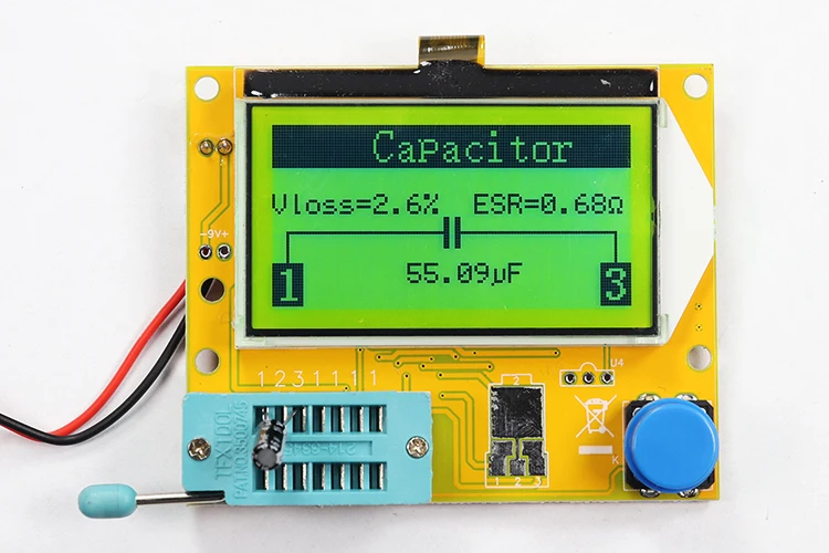 Multi-meter Transistor Tester TFT Diode Triode Capacitance Meter