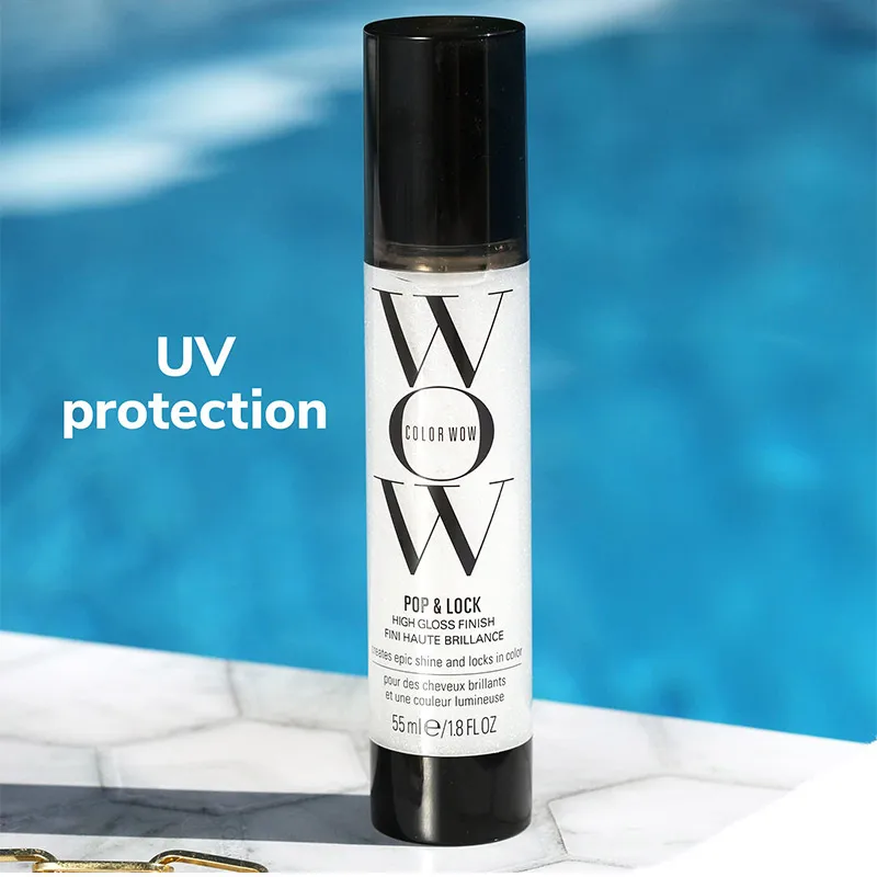 Original 200ml Color Wow Hair Care Essential Oil Pop&lock High Gloss Finish Fini Haute Brillance Frizz Control+ Uv Protectant