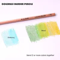 Colorless Blender Pencils - Professional Blender Pencil for blend,layer & soften edges of colored pencil artwork (6 count) 2