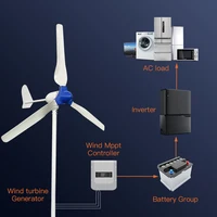 Générateur éolien 2000W 12V 24V 48V, énergie libre, dynamo magnétique, forte puissance, sortie onduleur 220V pour la maison 5