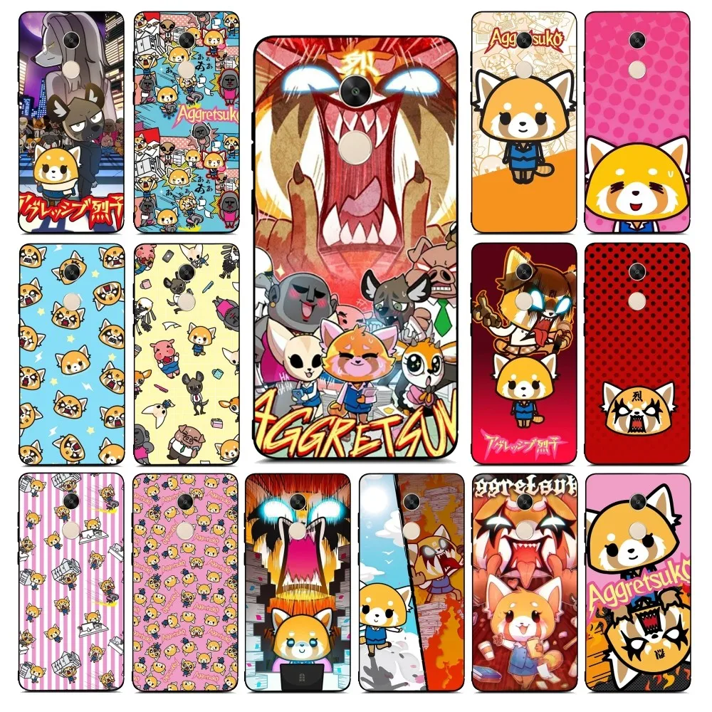 

Cartoon Cute A-Aggretsukos Phone Case For Redmi Note 4 X 5 A 6 7 8 Pro T 9 Pro 9S 10 Pro 11 Pro 11S 11Epro PocoM3pro