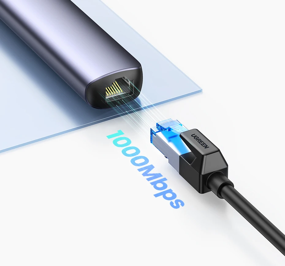 adaptador usb 3.1 a 4k, hdmi rj45,