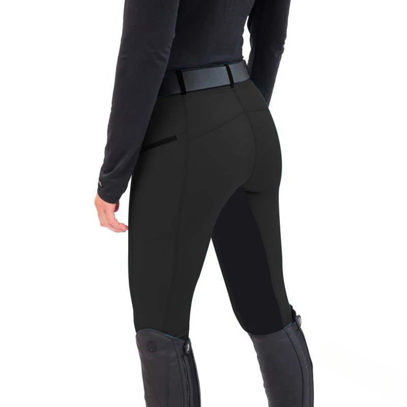 Women's Leggings Elastic Pants Fashion Casual Zipper Leggings Equestrian Pants Horse Riding 2