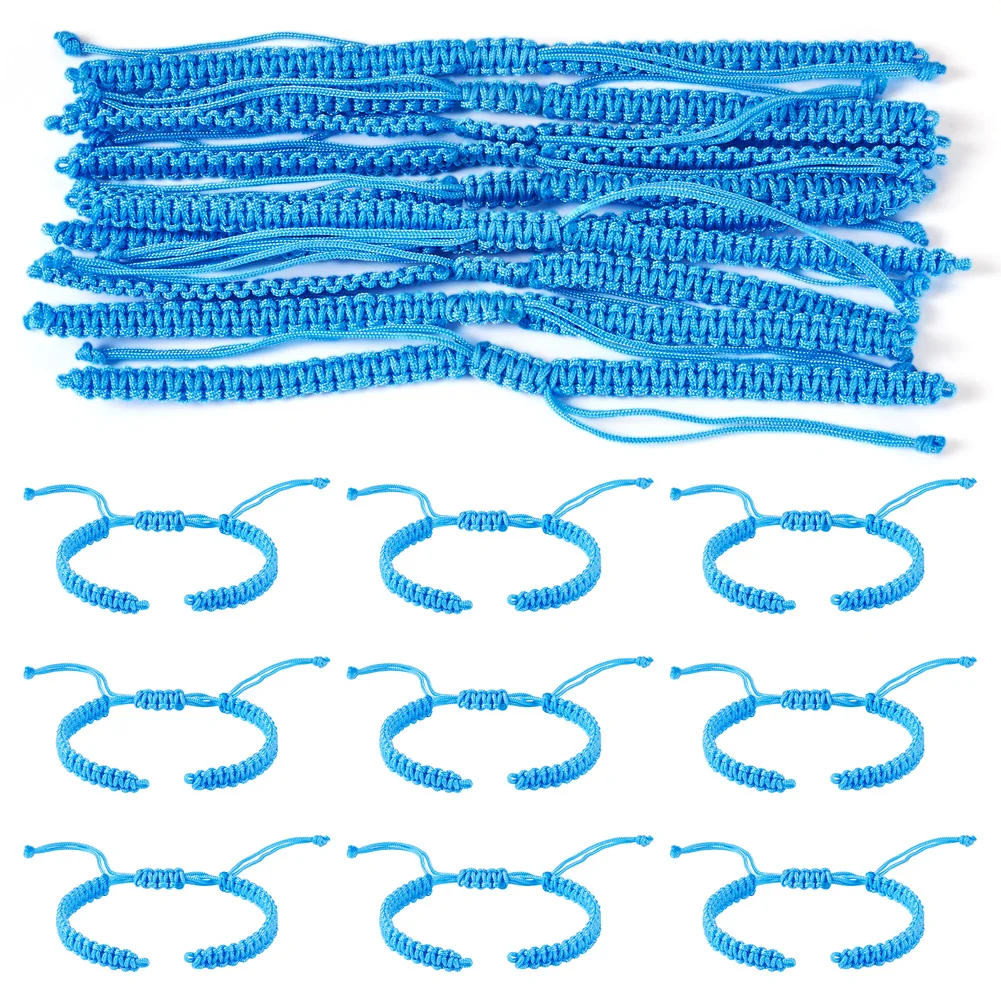 Nastro Cavo In Nylon Intrecciato 100 Metri - Ø 1mm Blu Baby Per Gioielli Fai Da Te, Impermeabile E Resistente - Foto 10