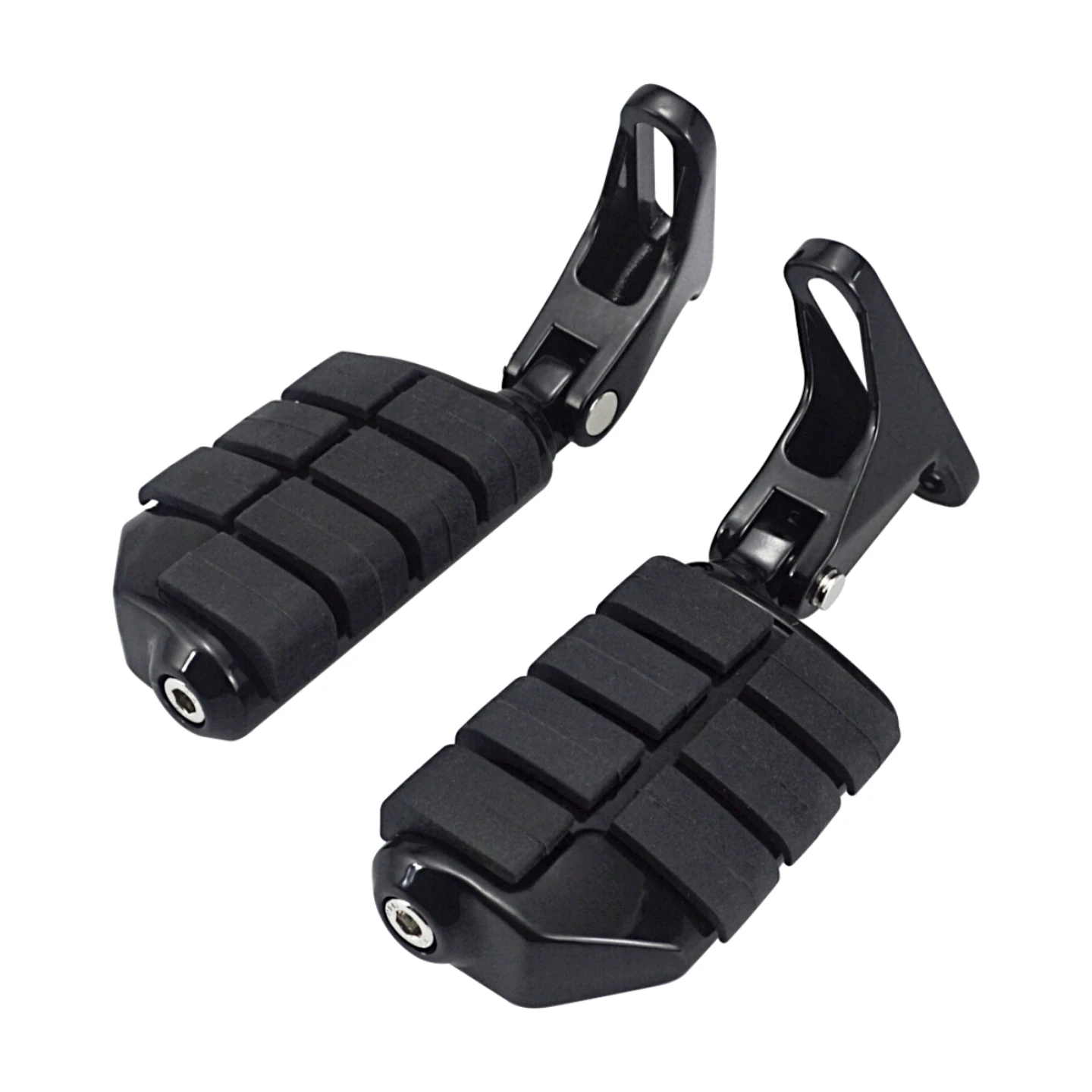 Motorcycle Footrests Rear Passenger Foot Pegs Motorcycles Footrest Mount Pedal For Harley Touring CVO Street Electra Glide FLHX Road King FLHR 93-24