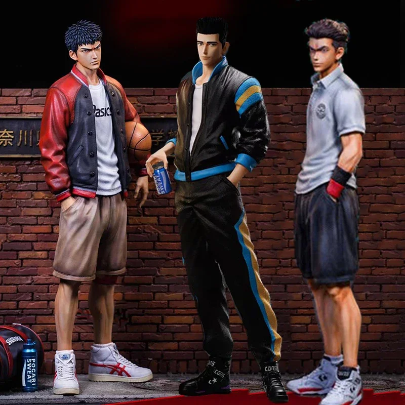 30Cm Slam Dunk Figura Akira Sendoh Ryota Miyagi Hisashi Mitsui Action Figure Pvc Anime Slam Dunk Modello Giocattoli Regali
