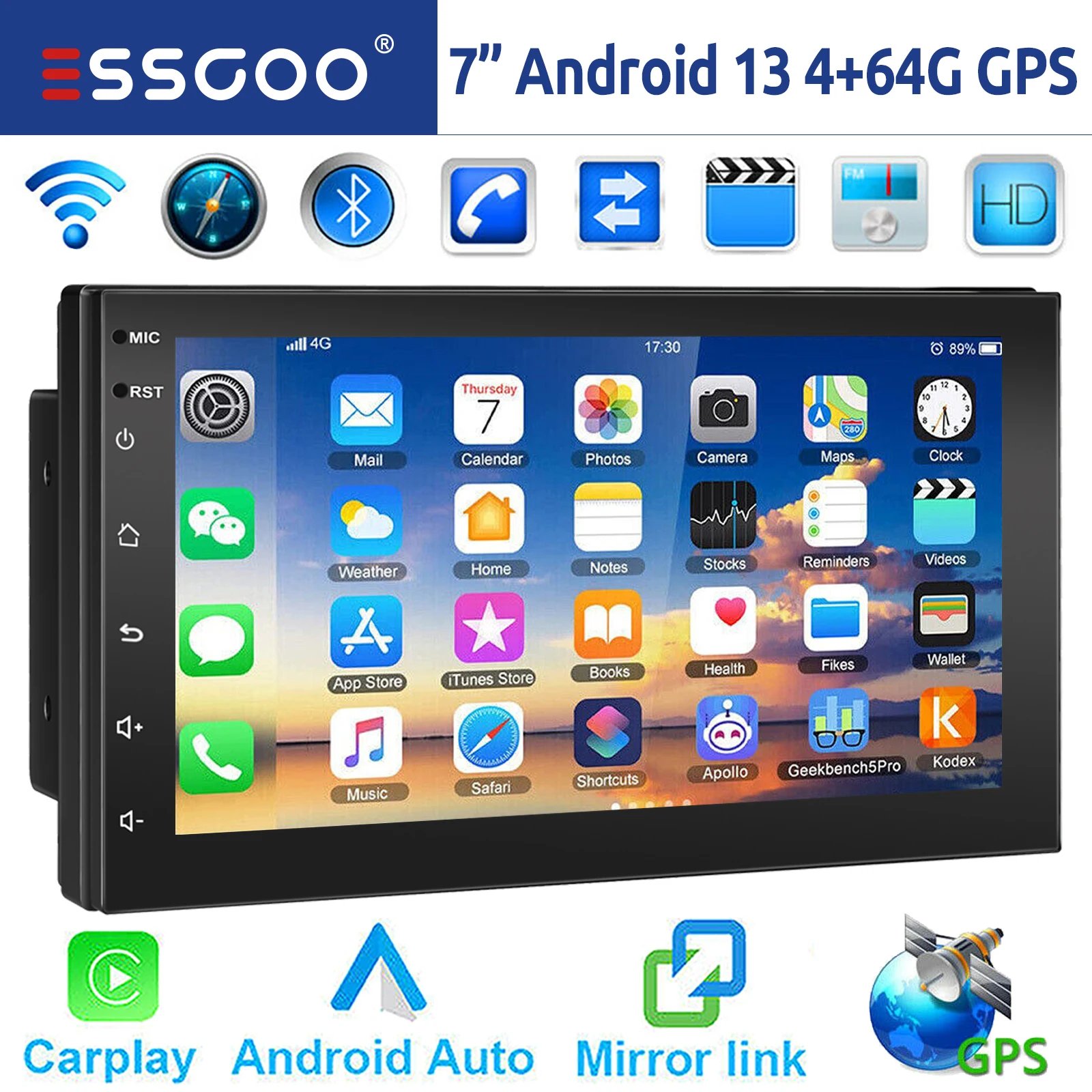7inch 4 64G Carplay
