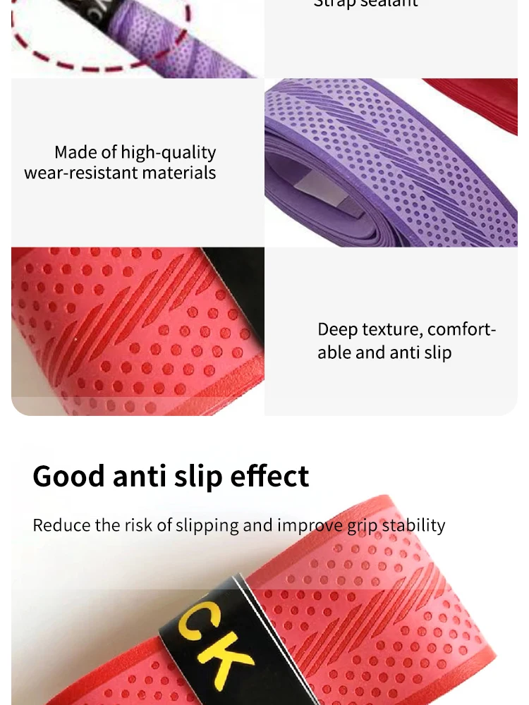 Description Picture 6 of itemGolf Grip Strap PU Pattern Hand Rubber Anti-slip, Wear-resistant, Shock-absorbing and Sweat-absorbing Winding Belt Accessories