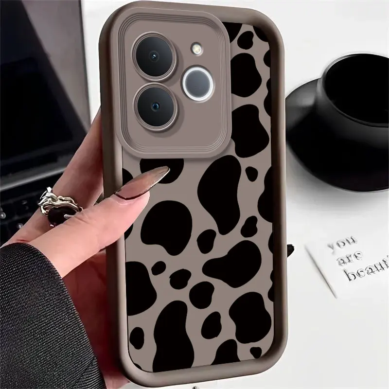 Leopard Print Soft Silicone Shockproof Phone Case - Stylish Protective Back Cover