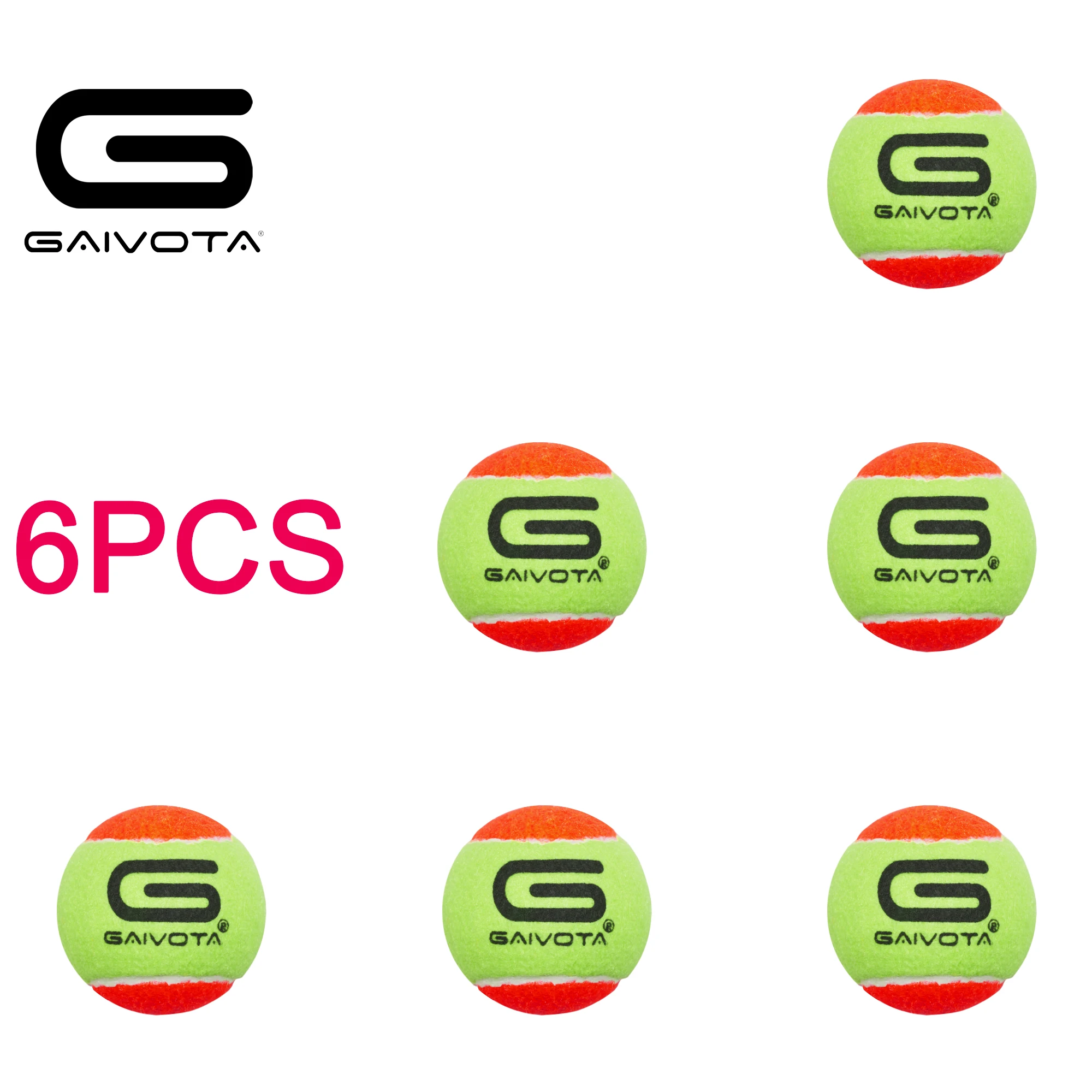 GAIVOTA Professional Beach Tennis Standard Pressure Slow Training Ball Outdoor Training Tennis Accessories