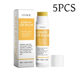 Lemon Ginger Turmeric Lip Exfoliating Moisturizer Gloss (Pack of 5)