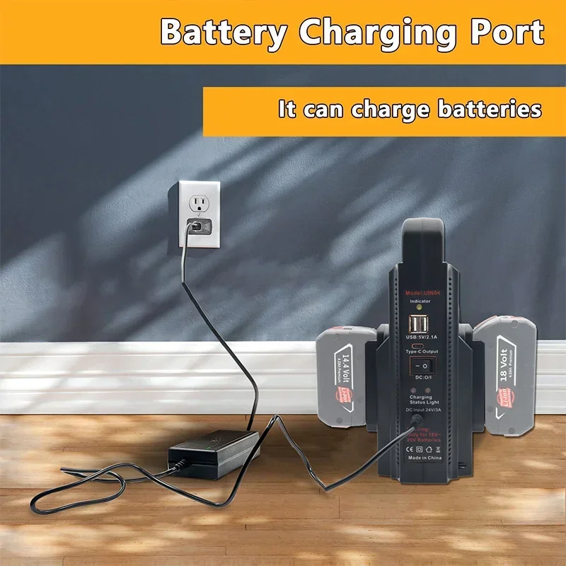 110vインバータリチウムイオンバッテリーアダプタ充電器ボッシュマキタ