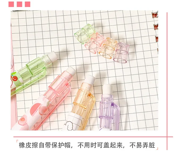 10 Stück/Packung 0,5 mm Kawaii Tiere Cartoon Druckbleistift Niedlicher Bleistift Schule Schreibwaren Geschenk Cartoon Studentenpreis – Detail 11