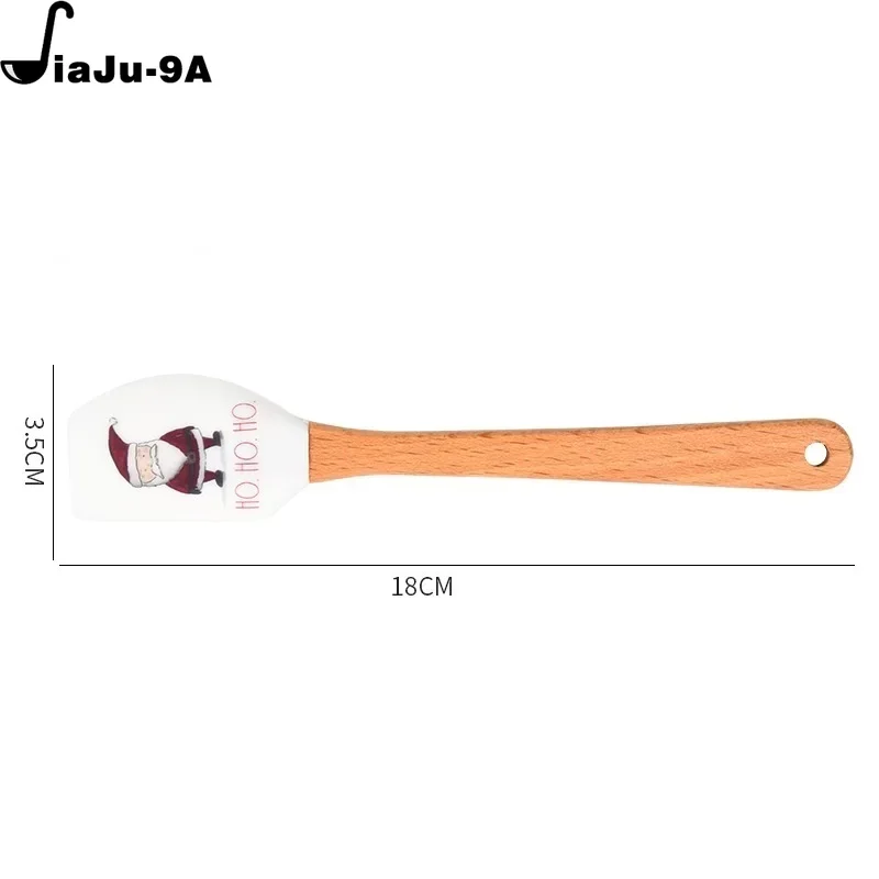 Christmas Series Mini Silicone Spatula Cake Cream Spatula Split Butter Cake Decoration Tool Kitchen Baking Accessories cake spatula,cream spatula,cake decorating tools,silicone spatula